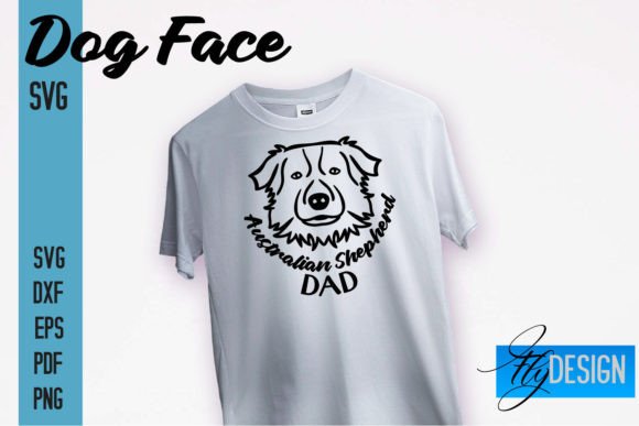 A Designer’s Review of the Australian Shepherd Dad SVG Design