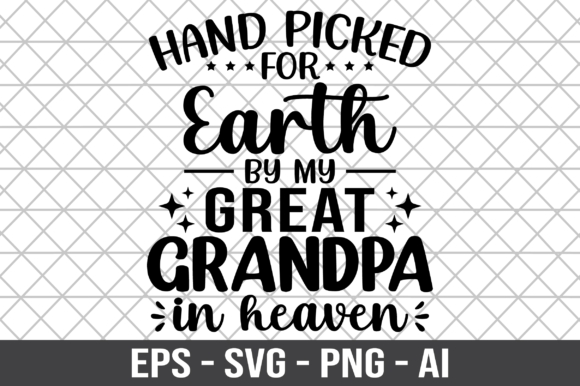Hand Picked for Earth by My Grandpa SVG: A Designer’s Review
