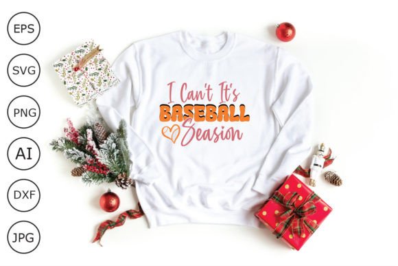I Can’t, It’s Baseball Season Retro Design