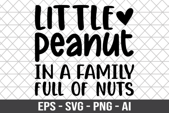 Little Peanut in a Family Full of Nuts Embroidery Review