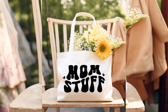 Mom Stuff SVG, Mom Life SVG: Tote Bag Design Review