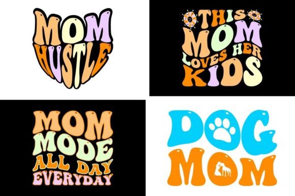 Retro Wavy Text Mother’s Day SVG Bundle: A Designer’s Review