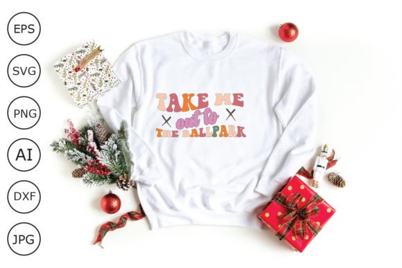 Take Me out to the Ballpark Retro Design